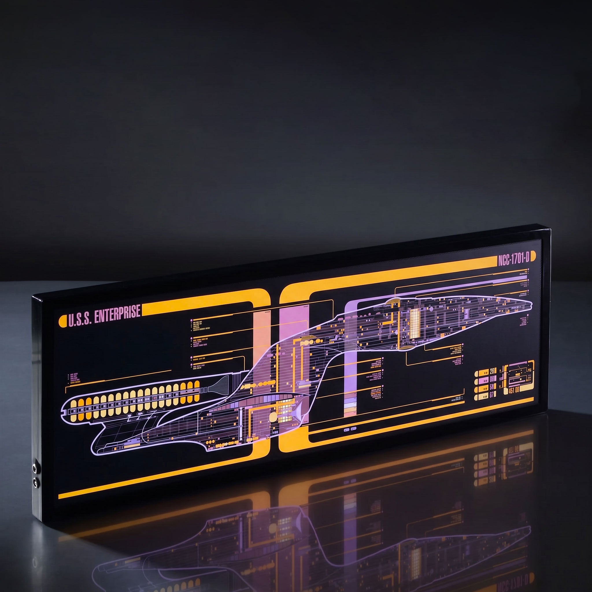 U.S.S. Enterprise NCC-1701-D Light-up MSD– Master Replicas