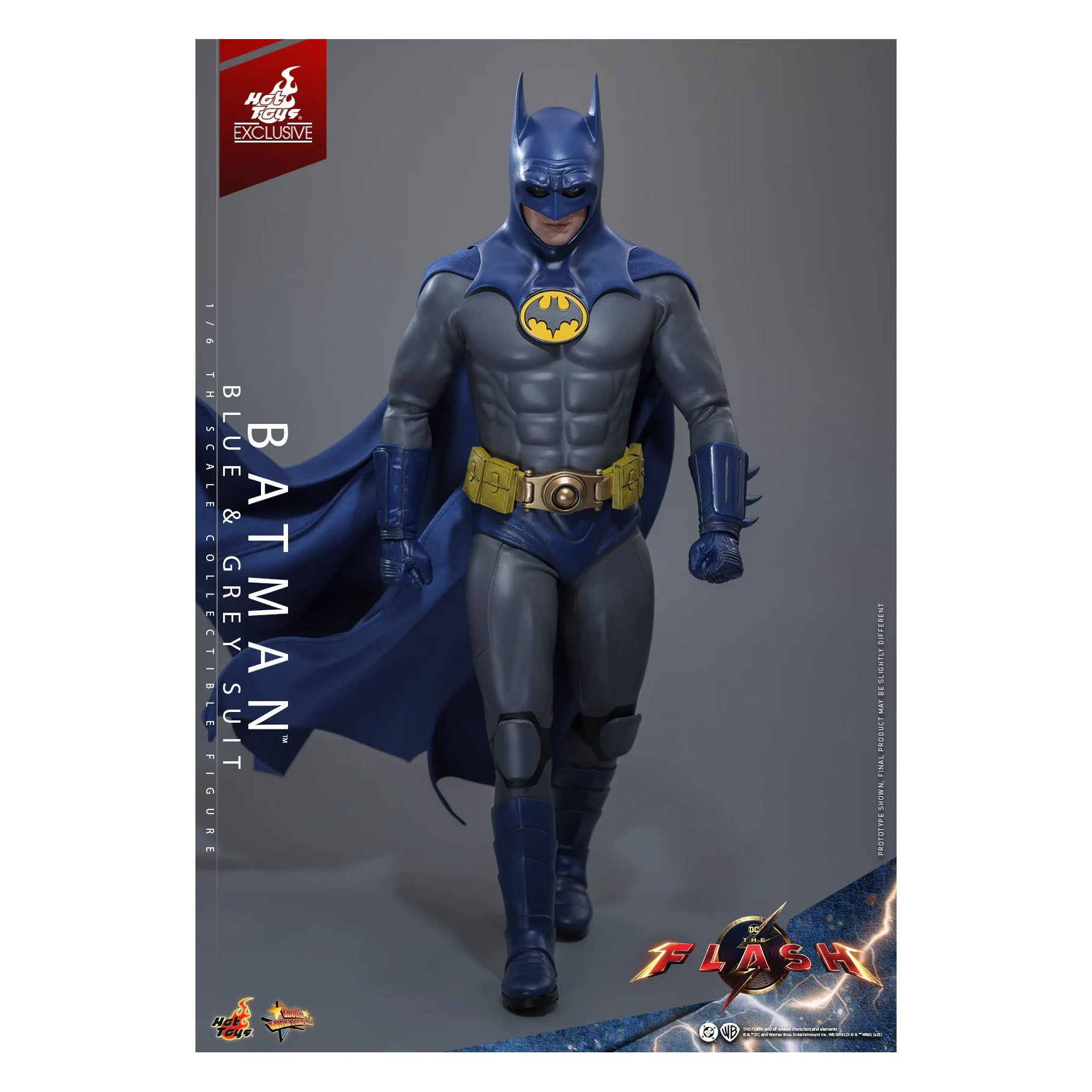 Hot Toys MMS834 Batman (Blue & Grey Suit) 1/6 Scale Figure – The