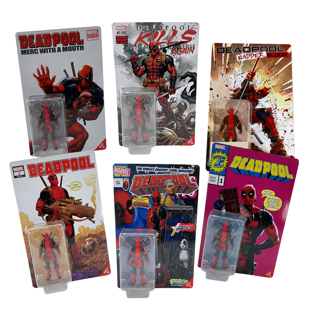 アメコミ　deadpool セット Hot Toys Pocket Cover Marvel #007 Deadpool Assortment (Display Box