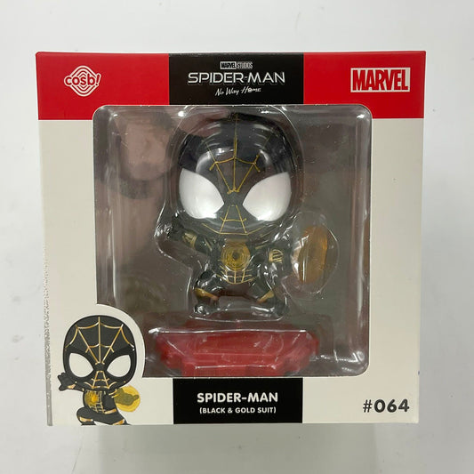 Hot Toys Cosbi Marvel Spider-Man (Black & Gold Suit) #064 – No Way Home Collectible Figure (Japan)