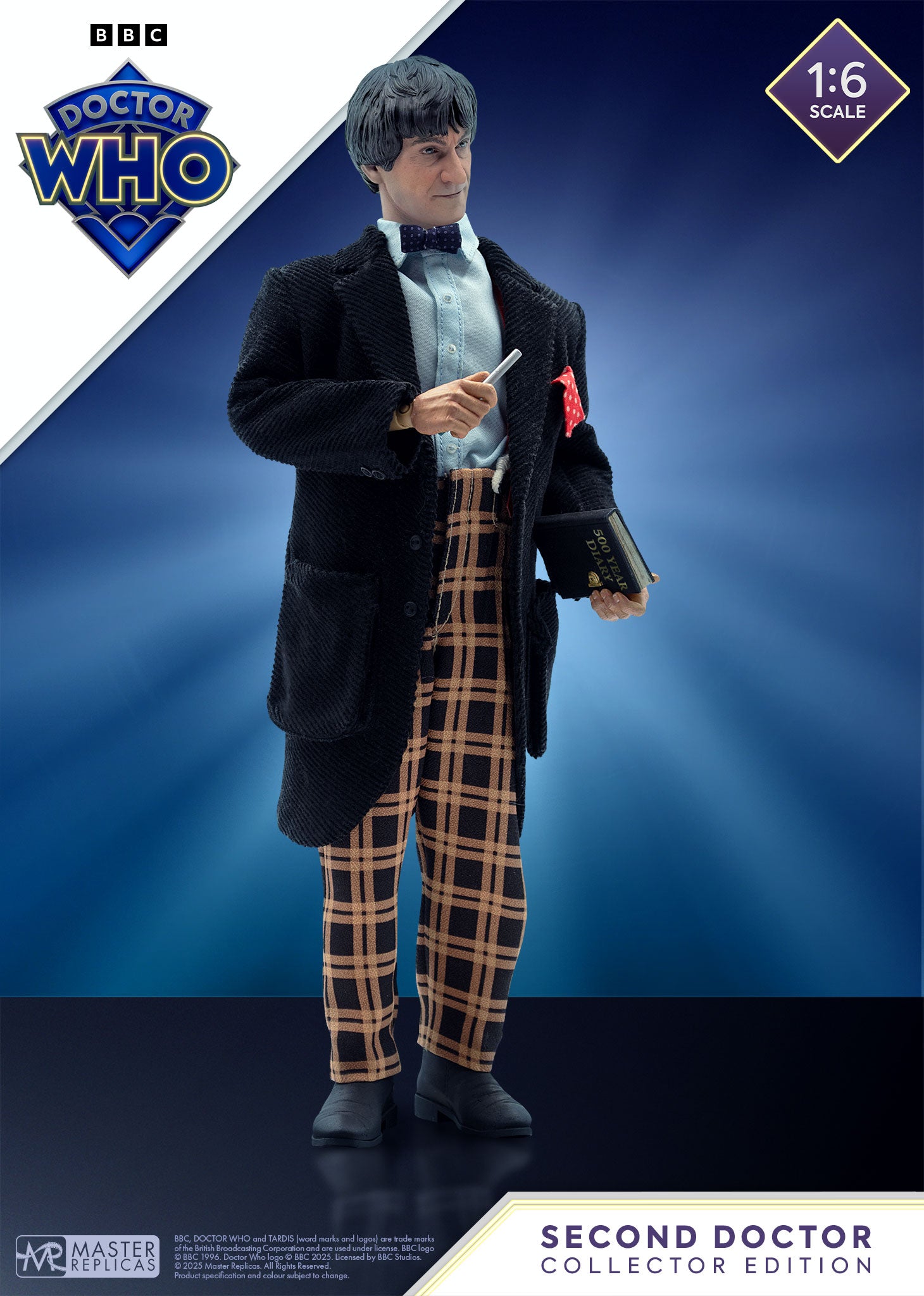 Second Doctor One Six Scale Collector Figure– Master Replicas