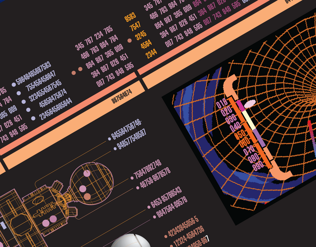 Star Trek: The Next Generation Desk Mat: Enterprise-D Class 1 Sensor Probe MSD