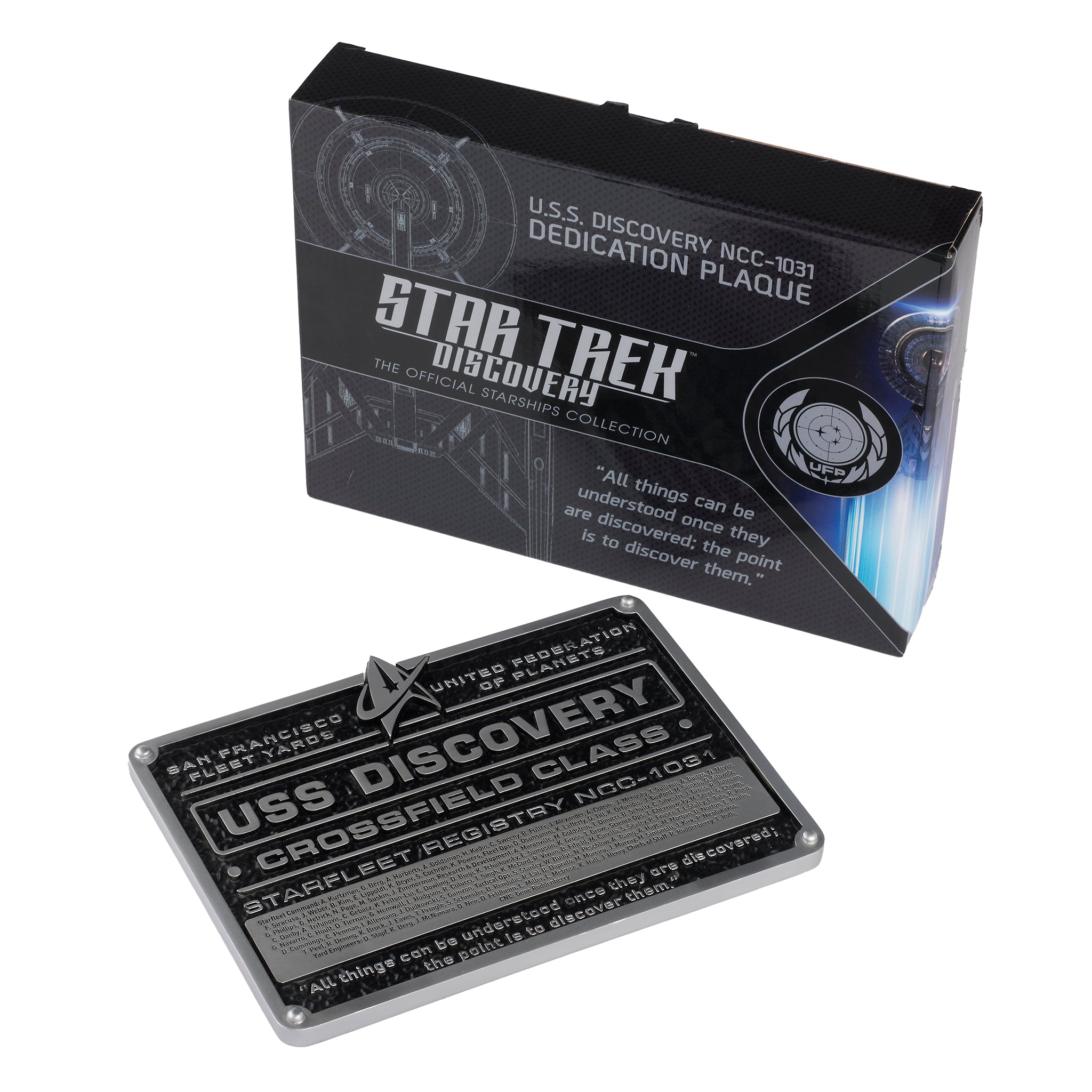 Star Trek Dedication Plaque Enterprise NX-01 (small)– Master Replicas
