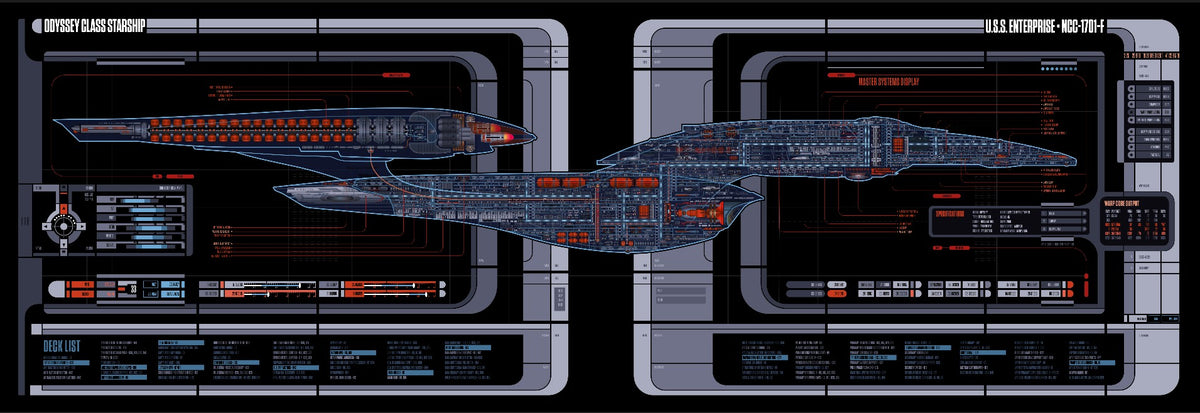 U.S.S. Enterprise NCC-1701-F Light-up MSD