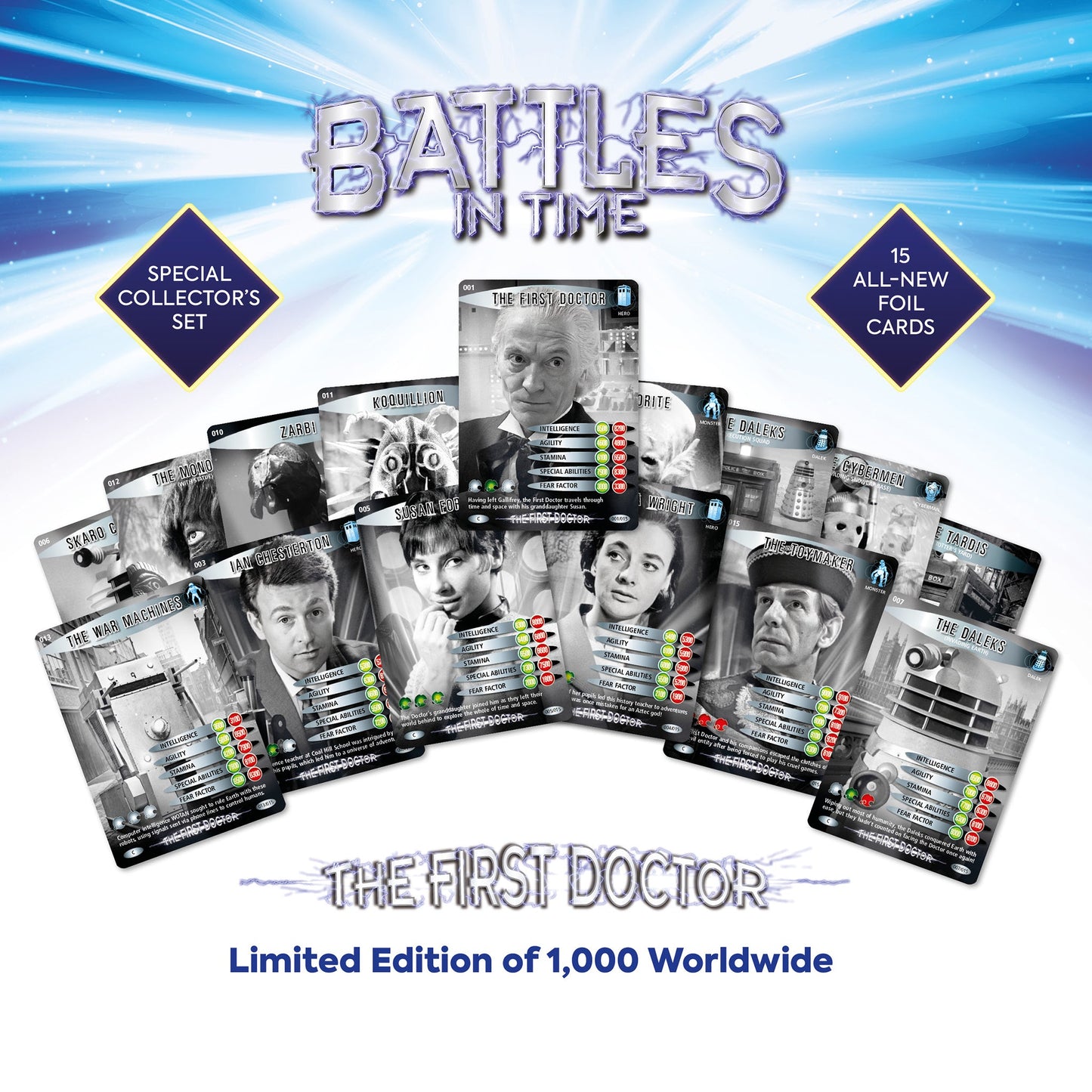 Battles in Time The First Doctor Limited Edition Collector's set