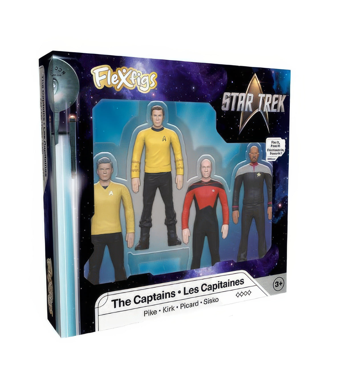 Star Trek FleXfigs Four Captains Box Set– Master Replicas