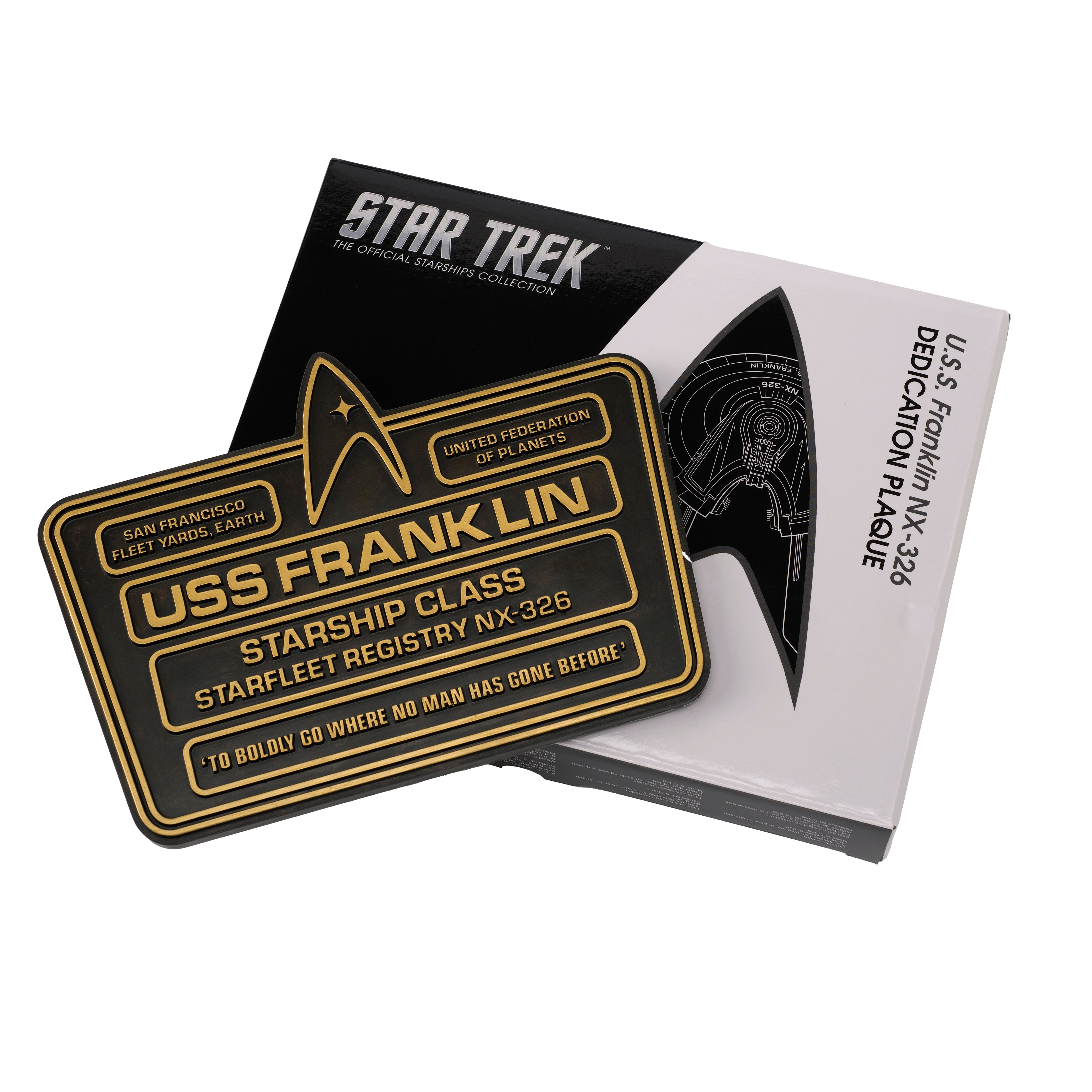 Star Trek Dedication Plaque: U.S.S.Franklin (small)– Master Replicas
