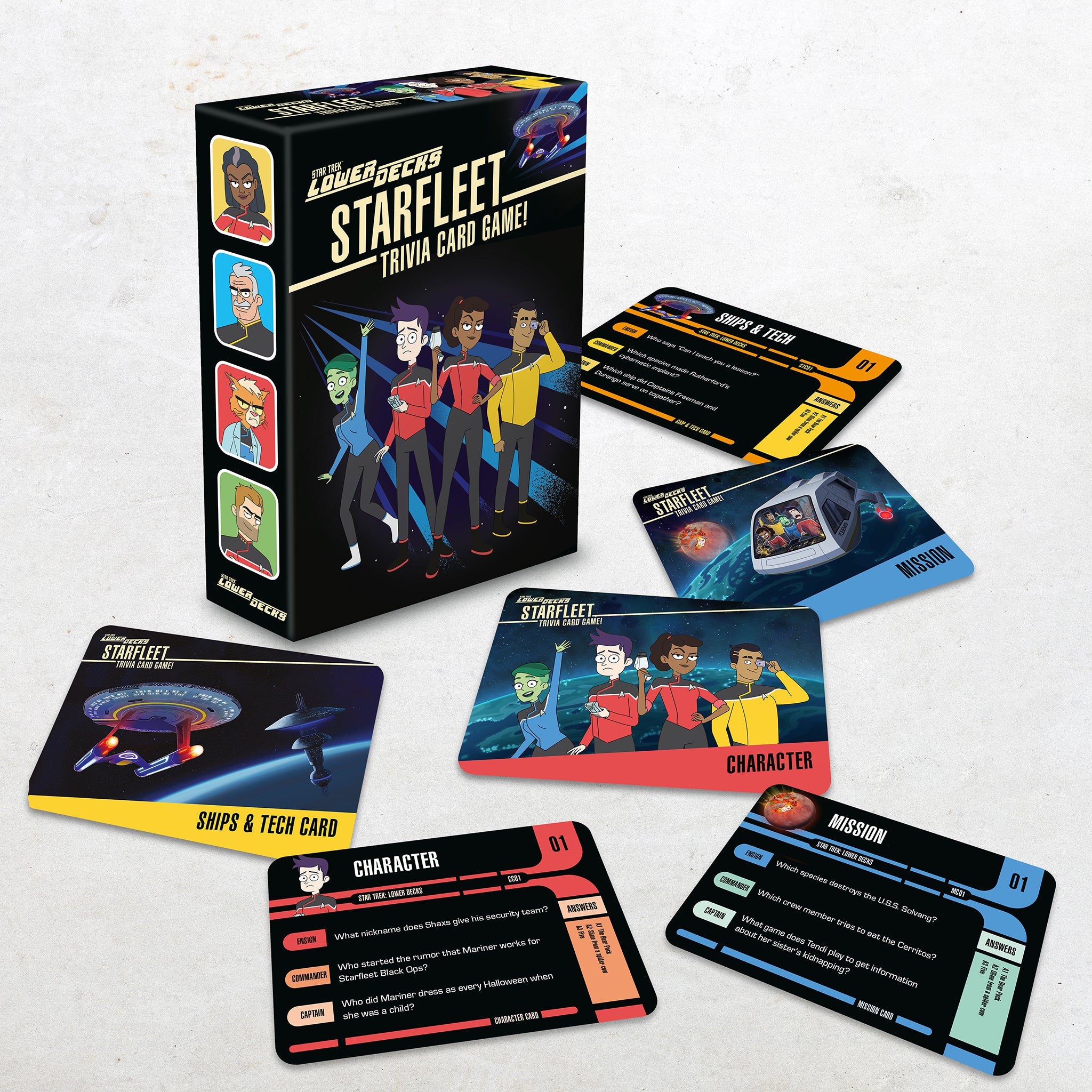 Star Trek: Lower Decks Trivia Card Game– Master Replicas