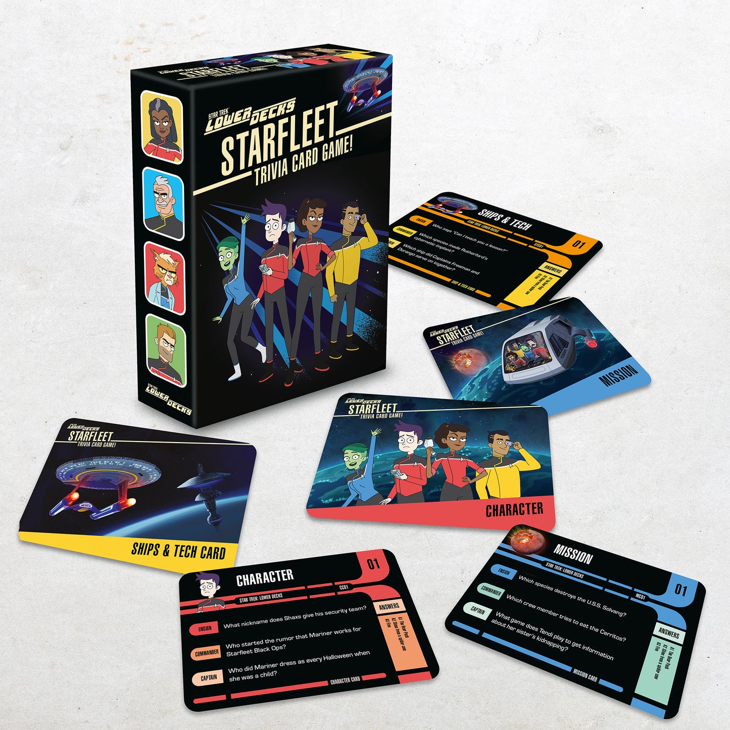 Star Trek: Lower Decks Trivia Card Game