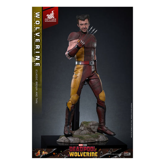 Hot Toys MMS831 Wolverine (Classic Brown and Tan) 1/6 Scale Figure – Deadpool & Wolverine