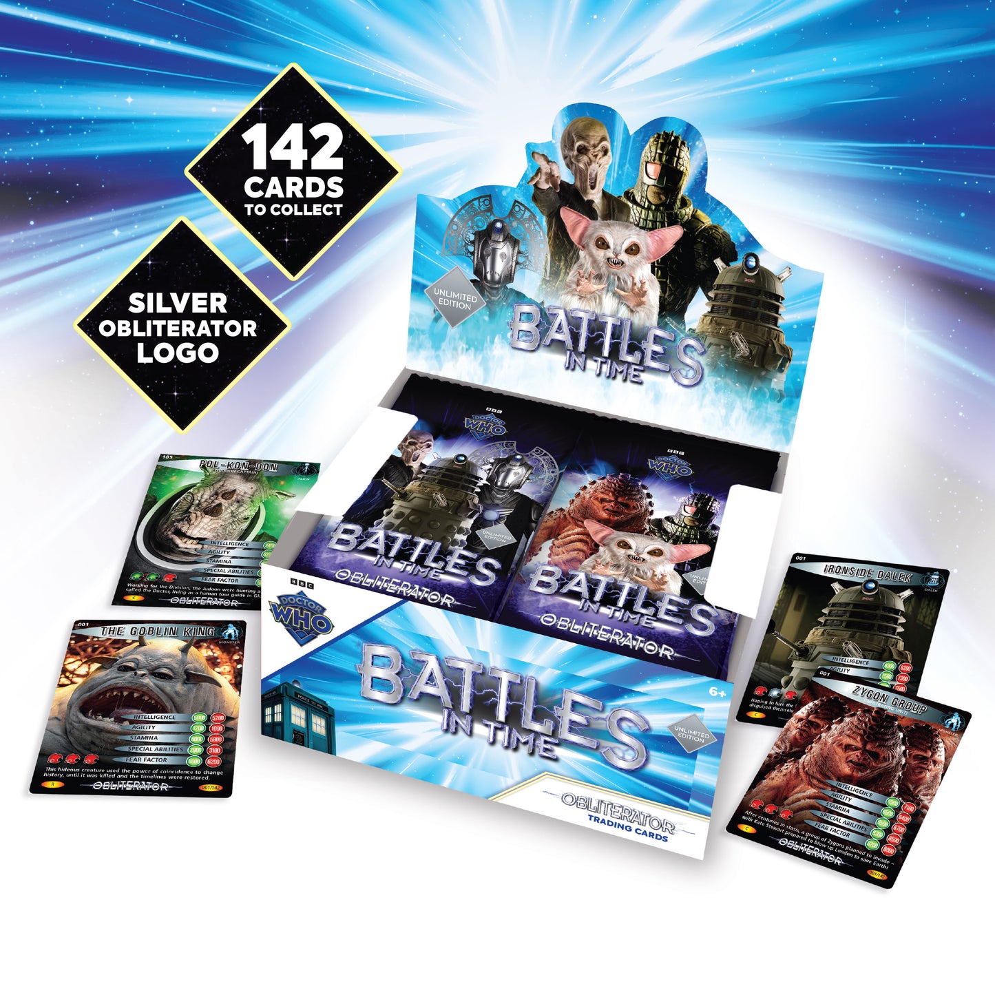 Doctor Who Battles in Time: Obliterator Unlimited Edition Sealed Boxes
