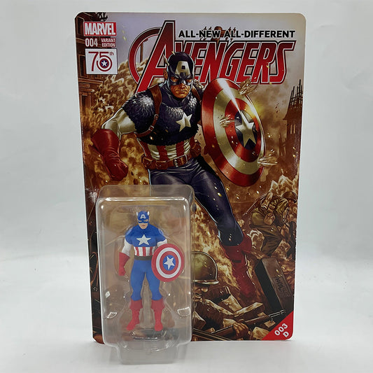 Hot Toys Pocket Cover Marvel #003 Captain America (Cover D) Collectible Figure