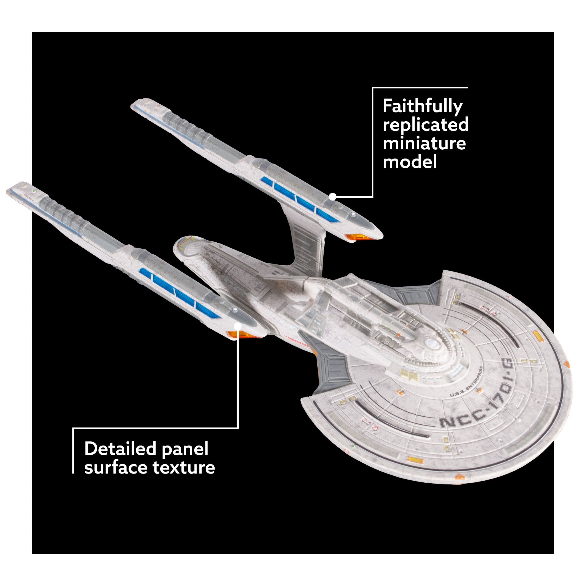 U.S.S. Enterprise NCC-1701-E 18インチ Starship Library: U.S.S. Enterprise NCC-1701-E– Master Replicas