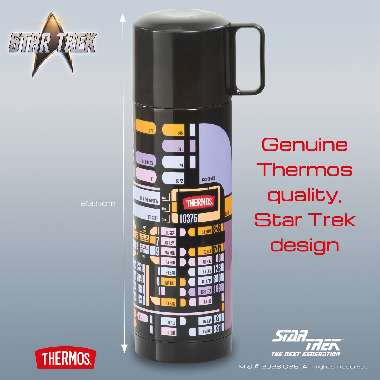 Star Trek LCARS Thermos Special Edition Flask