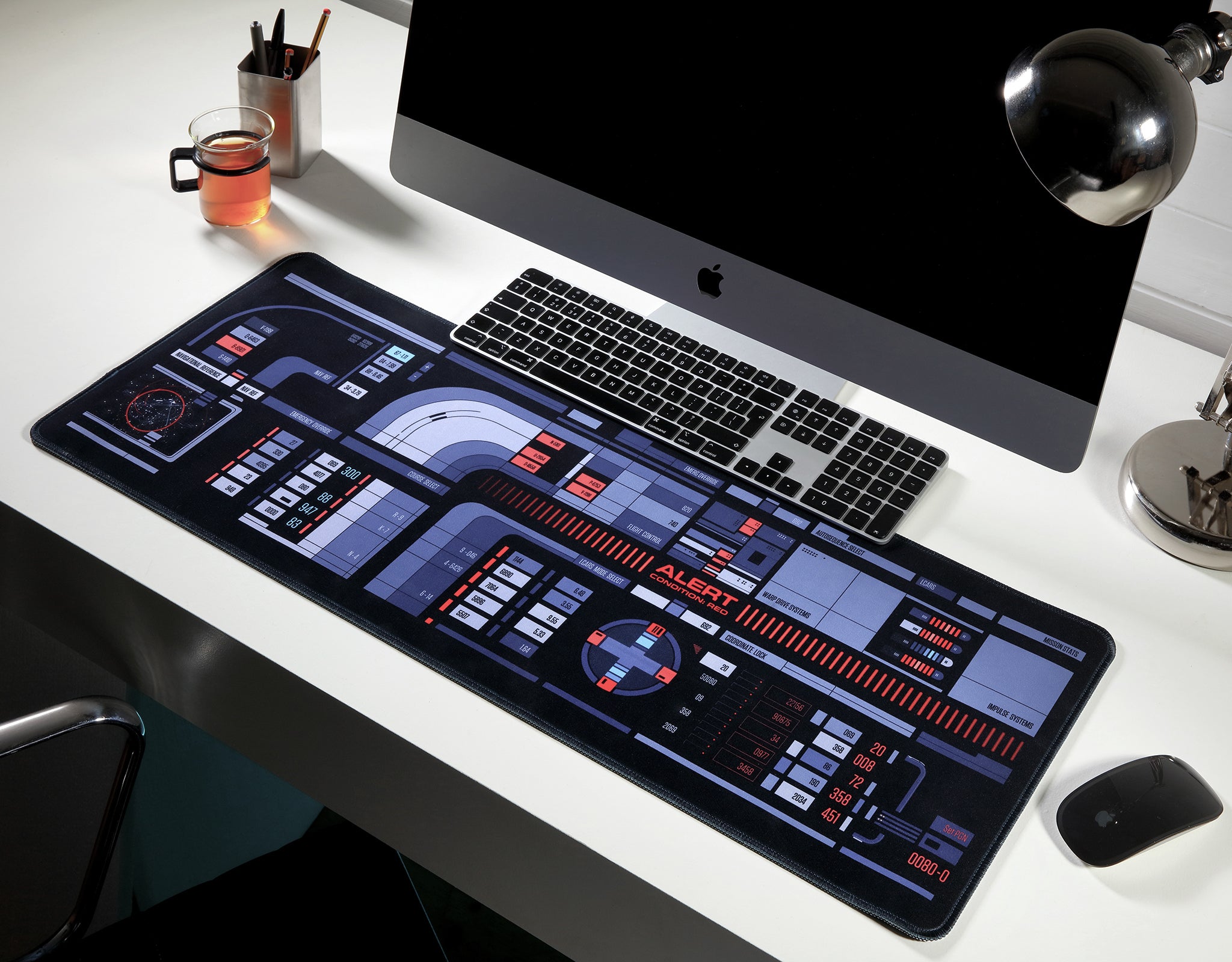 Star Trek Desk Mat: U.S.S. Stargazer Conn Station– Master Replicas
