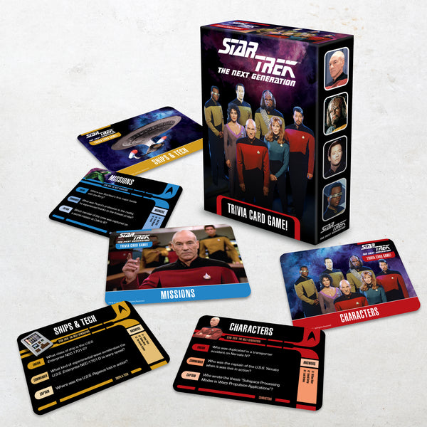 Star Trek: The Next Generation Trivia Card Game– Master Replicas